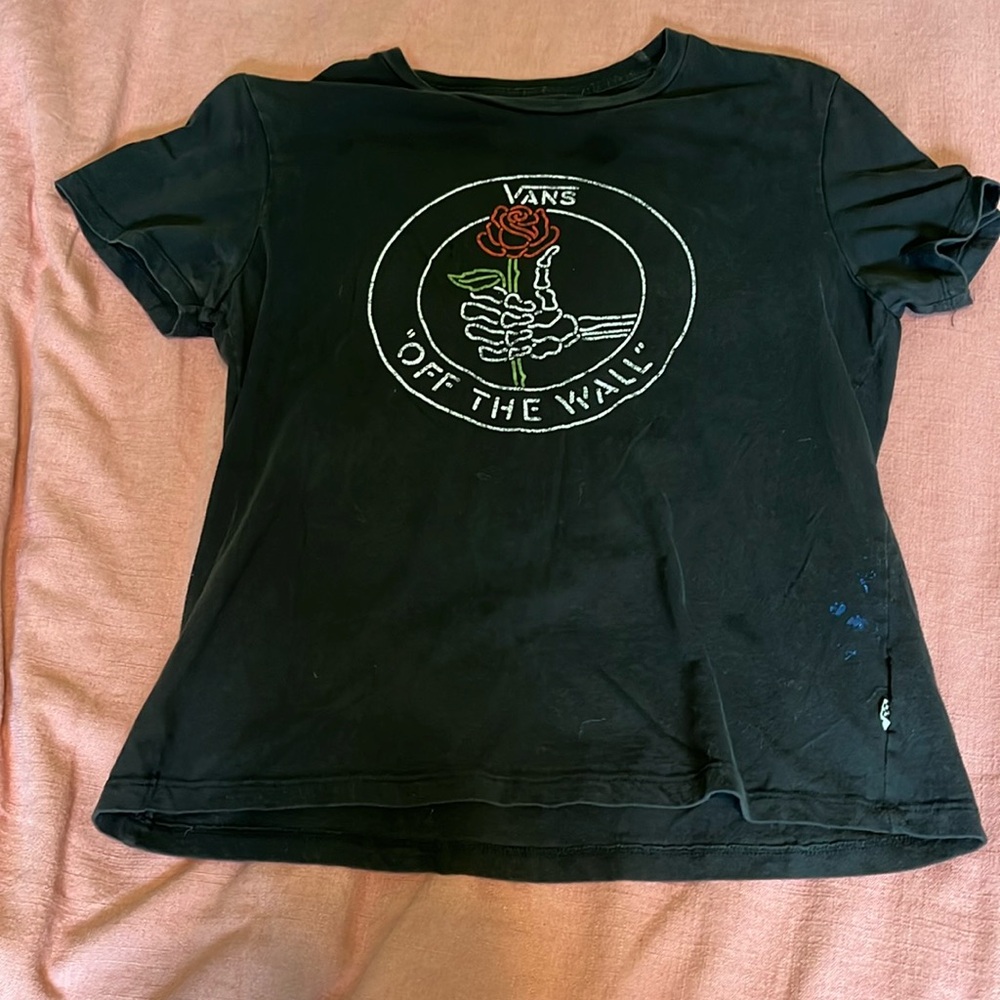 Black vans graphic Ts